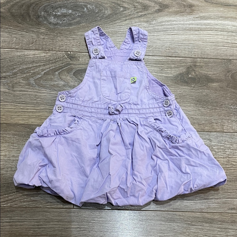 $3 w/ min $20 spend- George Purple Pinafore Dress 3-6 Months | Baby Girl Outfit
